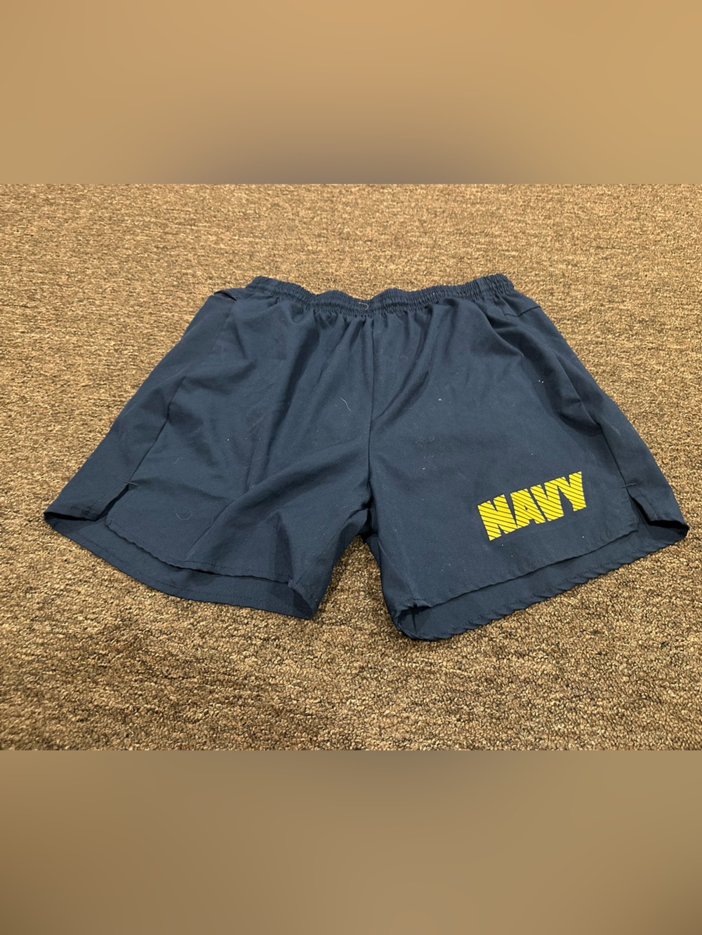 Authentic US NAVY original Blue Athletic Shorts Men's M